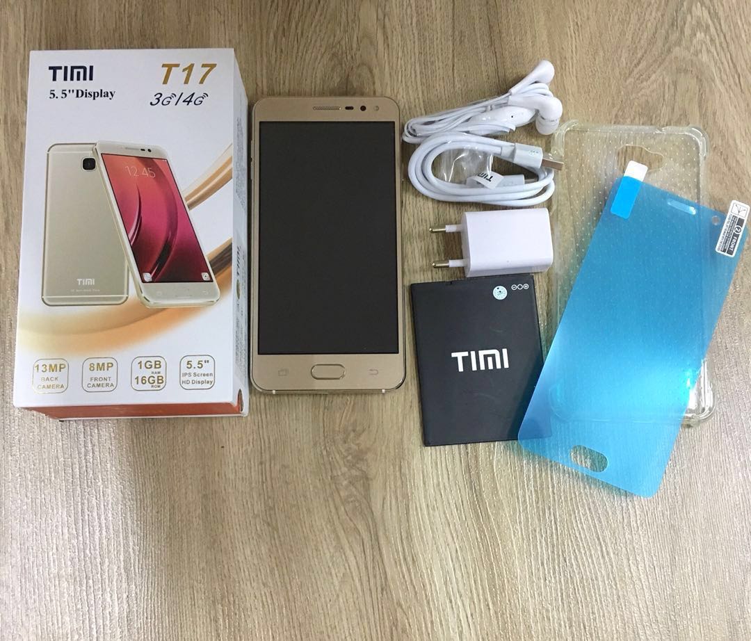 (GOLD)TIMI T17 DUAL SIM 5.5''INCH DISPLAY 4G ANDROID PHONE(READY STOCK)